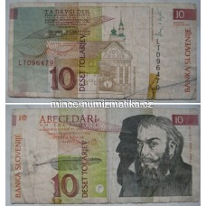 10 Tolarjev 1992 Slovinsko - bankovka